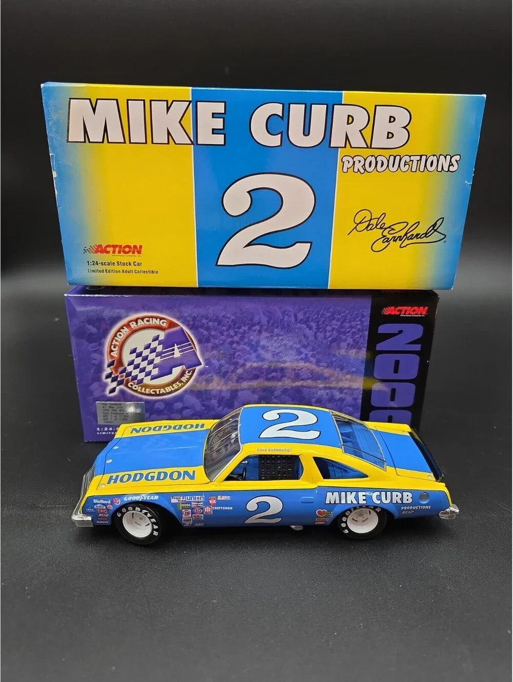 1980 Dale Earnhardt #2 Mike Curb Productions Olds 442 1/24 1:24 Action Diecast